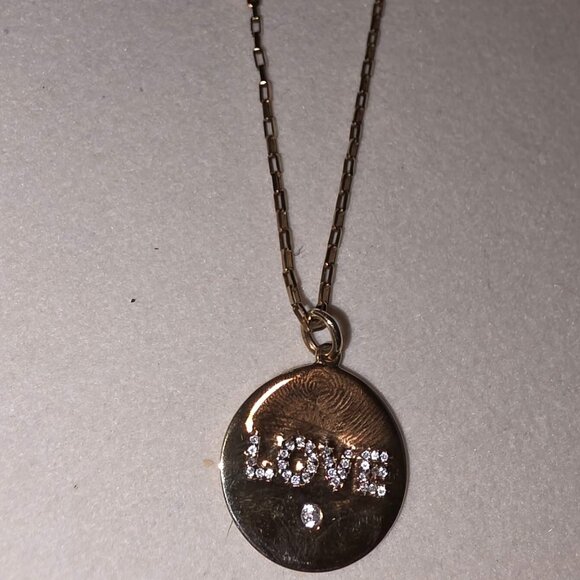 Jewelry - Gold "Love" Necklace